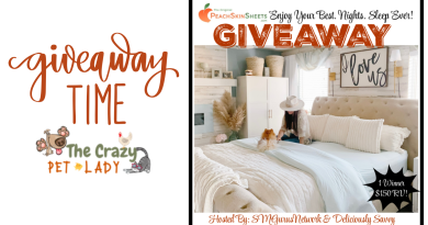 PeachSkinSheets Giveaway