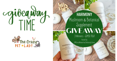 HARMONY Mushroom and Botanical Supplement Giveaway