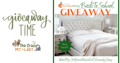 Fabulous PeachSkinSheets Back to School Giveaway